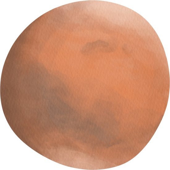 Mars watercolor